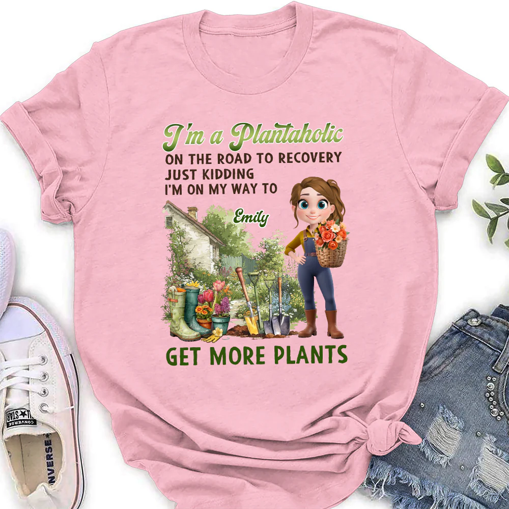 I Am A Plantaholic - Personalized Custom Shirt - Image 3