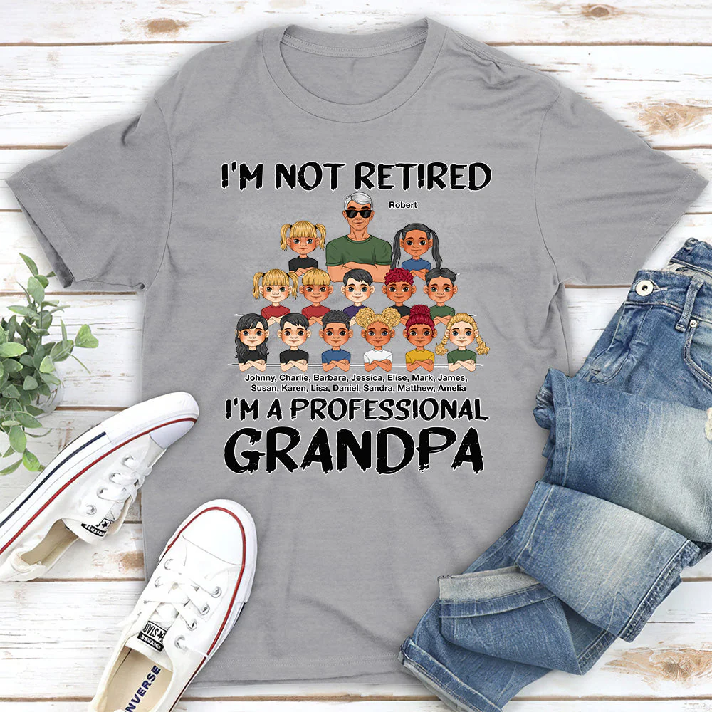 I Am A Professional Grandpa - Personalized Custom Shirt - Image 2