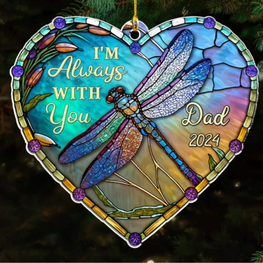 I Am Always With You Ver 2 - Personalized Custom Acrylic Ornament - Image 5