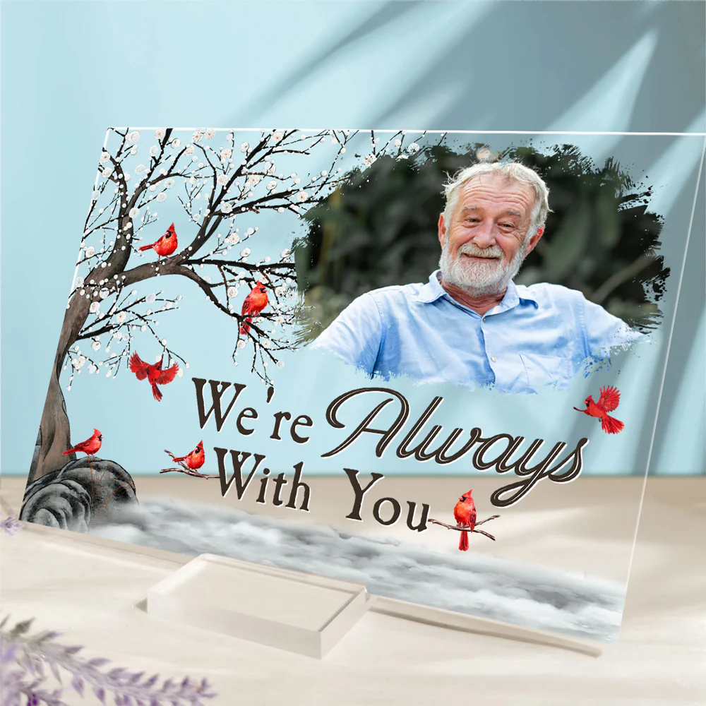 I Am Always With You  - Personalized Custom Acrylic Plaque With Base - Image 4