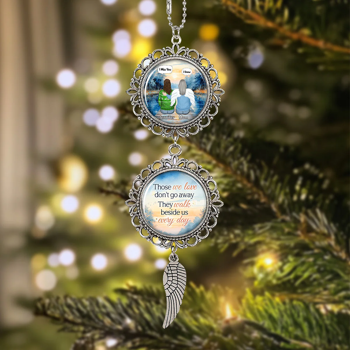 I Am Always With You - Personalized Custom Charming Ornament - Image 2