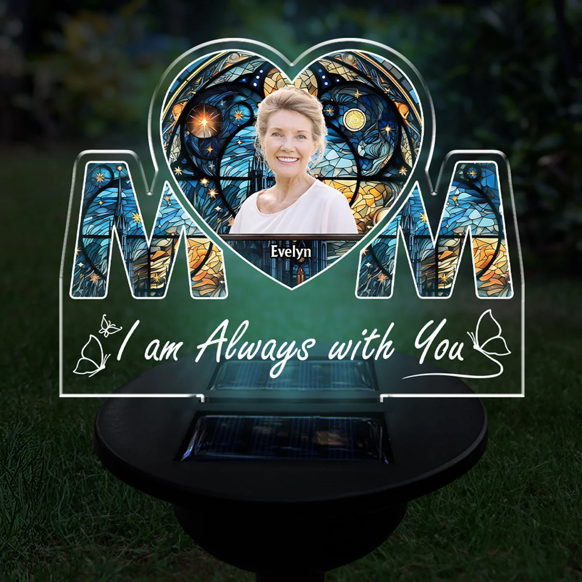 I Am Always With You - Personalized Custom Solar Light - Image 4