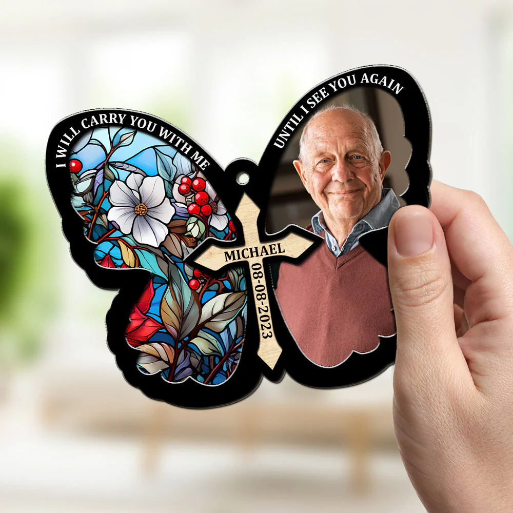 I Am Always With You - Personalized Custom Suncatcher - Image 3