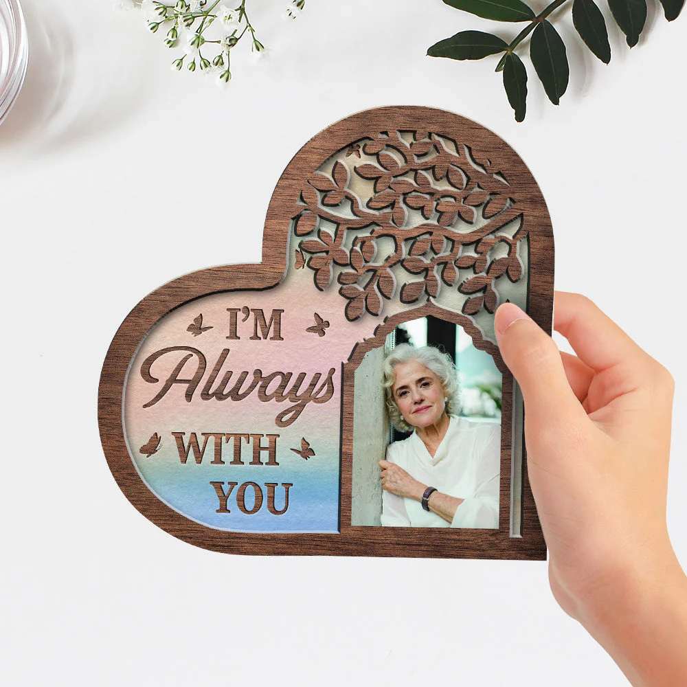 I Am Always With You - Personalized Wooden Plaque - Image 3