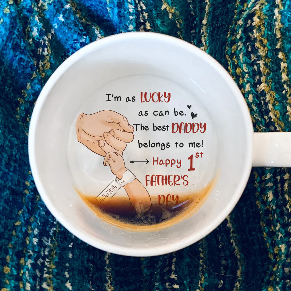 I Am As Lucky As Can Be - Personalized Custom Hidden Message Mug - Image 3
