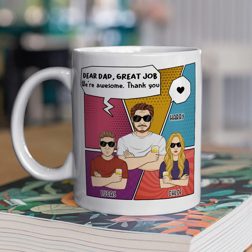 I Am Awesome Thank You - Personalized Custom Coffee Mug - Image 3