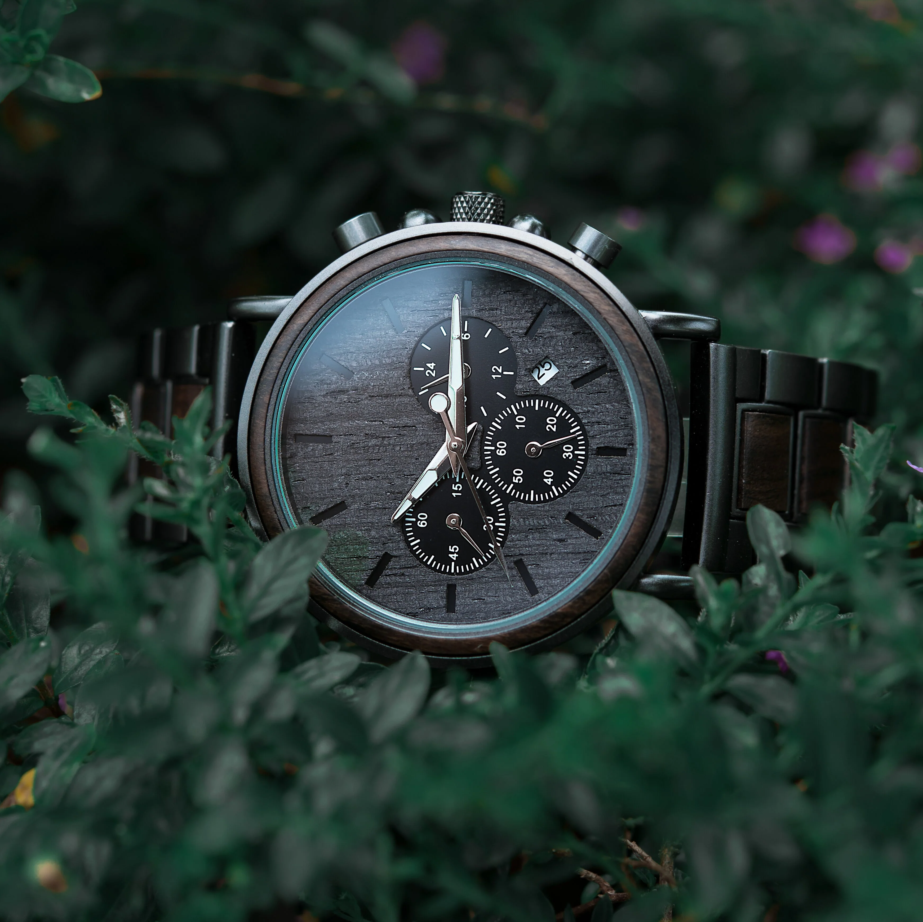 I Am Beside You, Every Step Of The Day - Personalized Engraved Wooden Watches GQ026 - Image 3