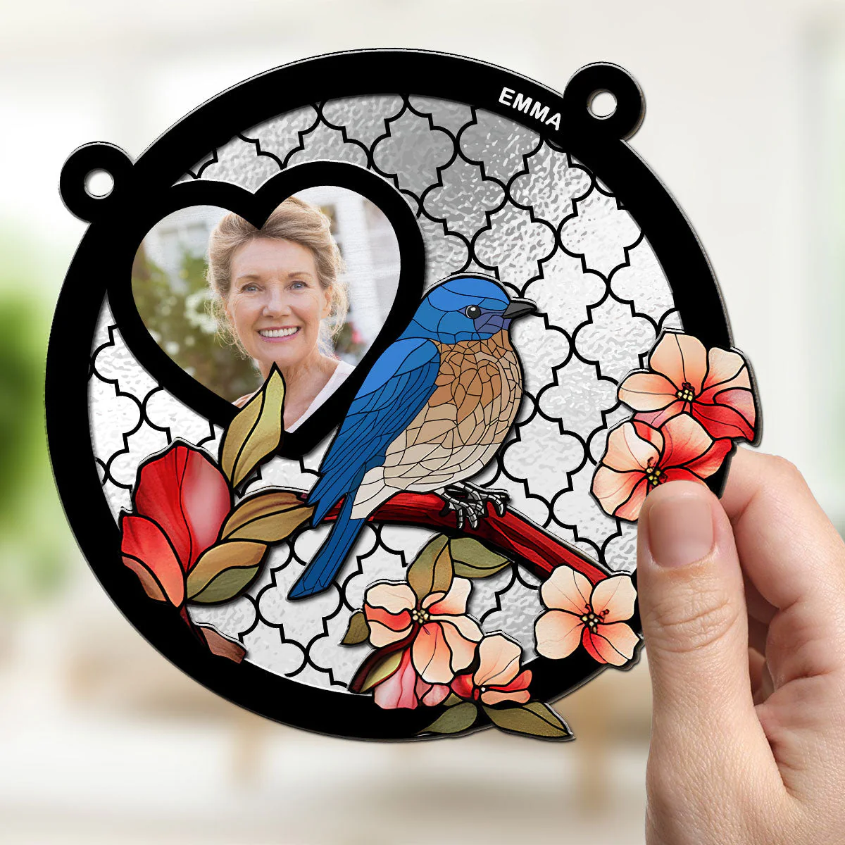 I Am By Your Side - Personalized Custom Suncatcher - Image 2