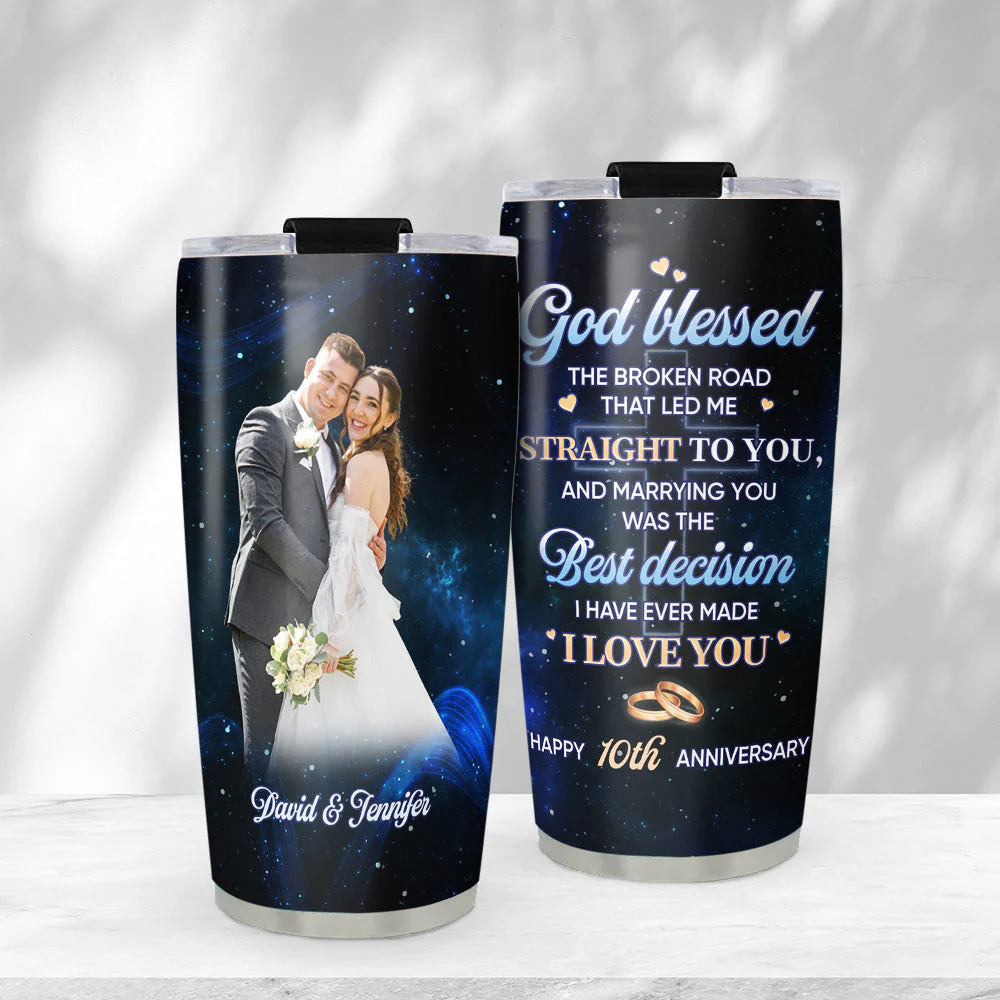 I Am Here For You - Personalized Custom Tumbler - Image 4