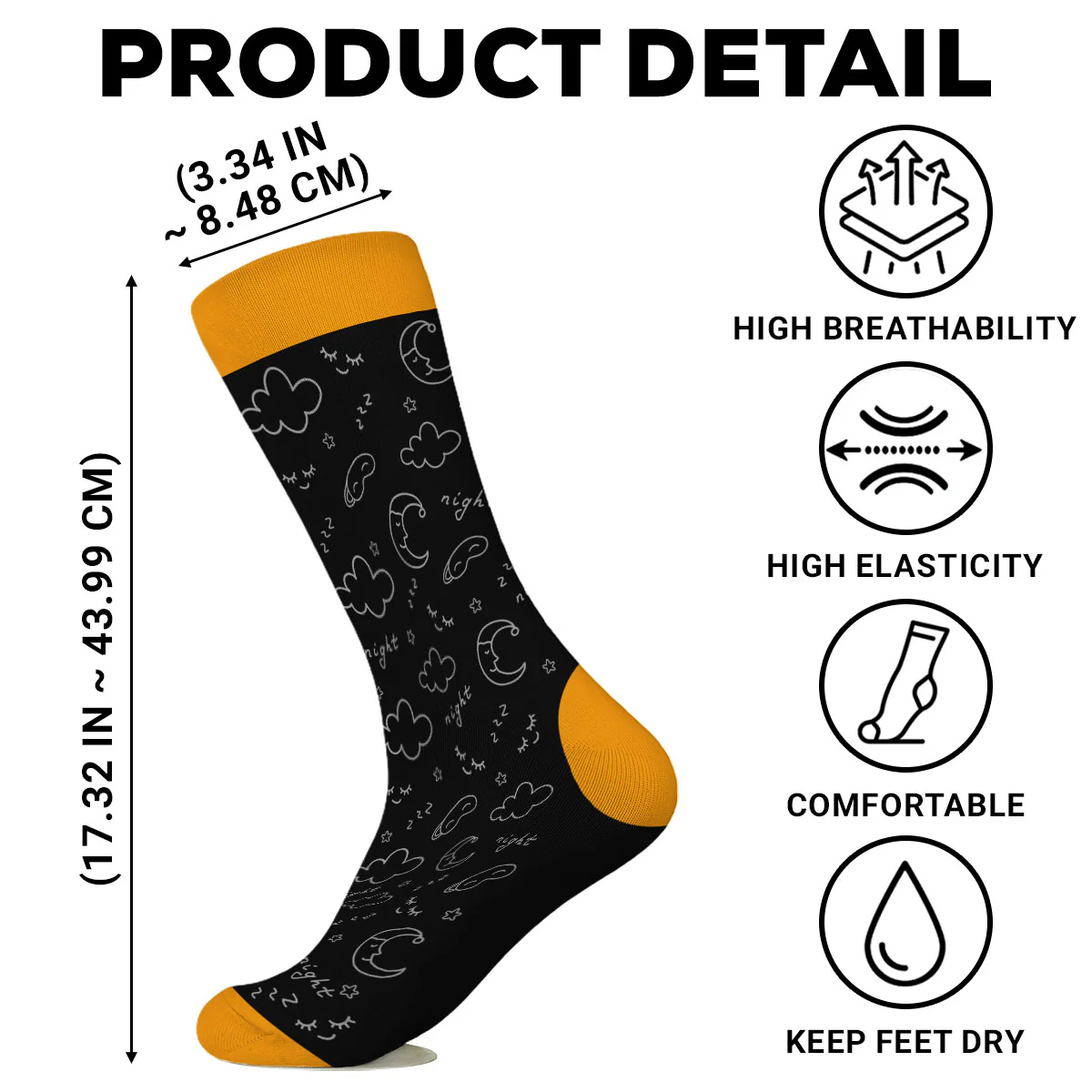 I Am Just Resting My Eyes - Personalized Custom Crew Socks - Image 7