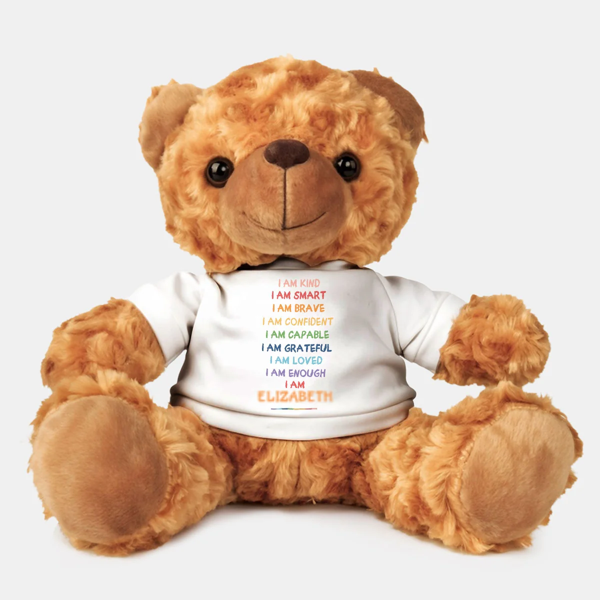 I Am Kind Smart Loved - Personalized Custom Cuddle Bear - Image 5