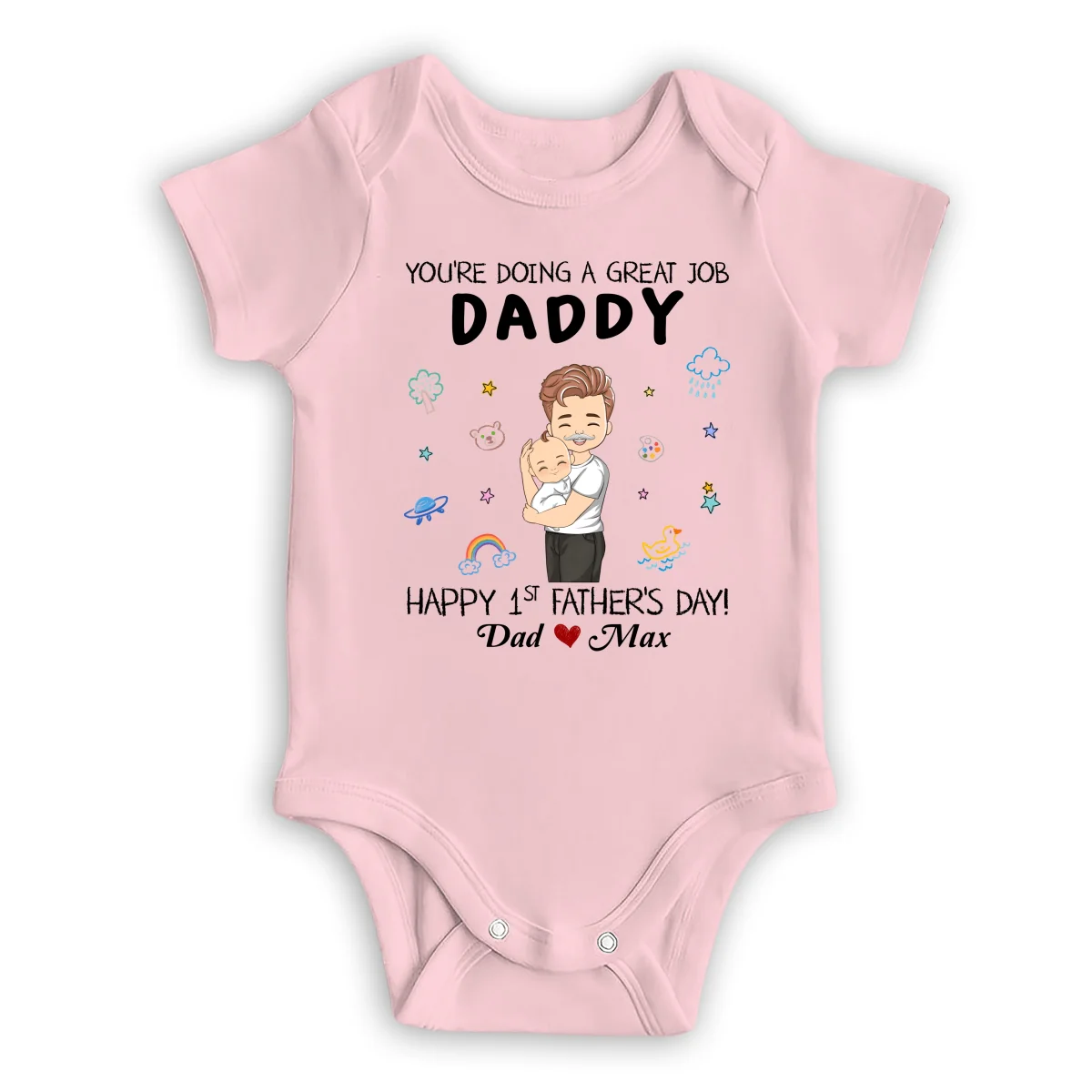 I Am Lucky - Personalized Custom Baby Onesie - Image 10