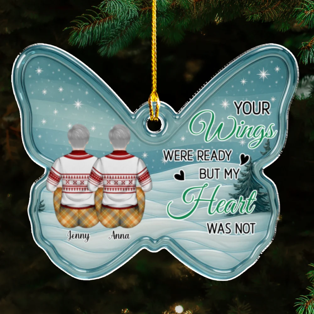 I Am Not Ready - Personalized Custom Acrylic Ornament - Image 6