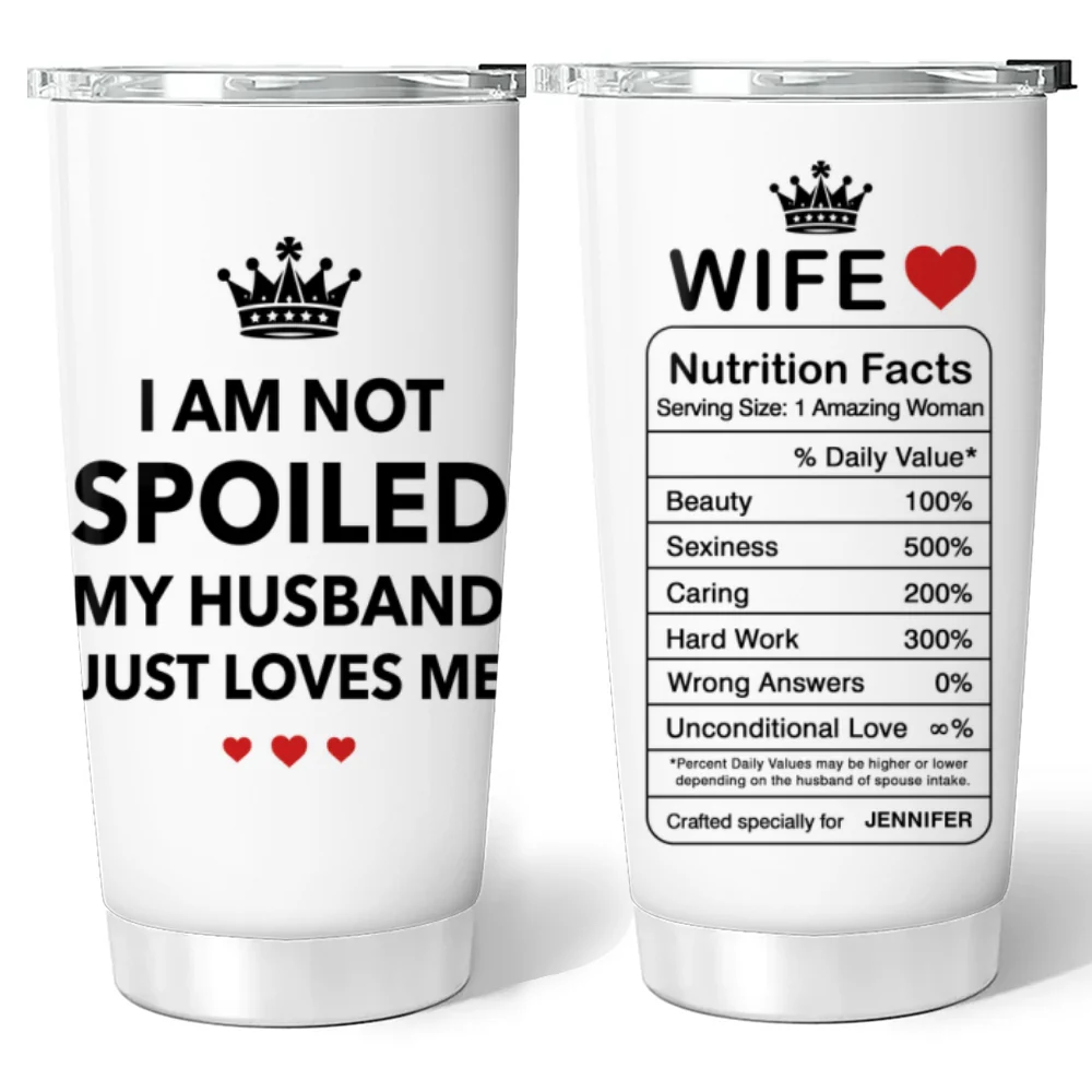 I Am Not Spoiled - Personalized Custom Tumbler - Image 6