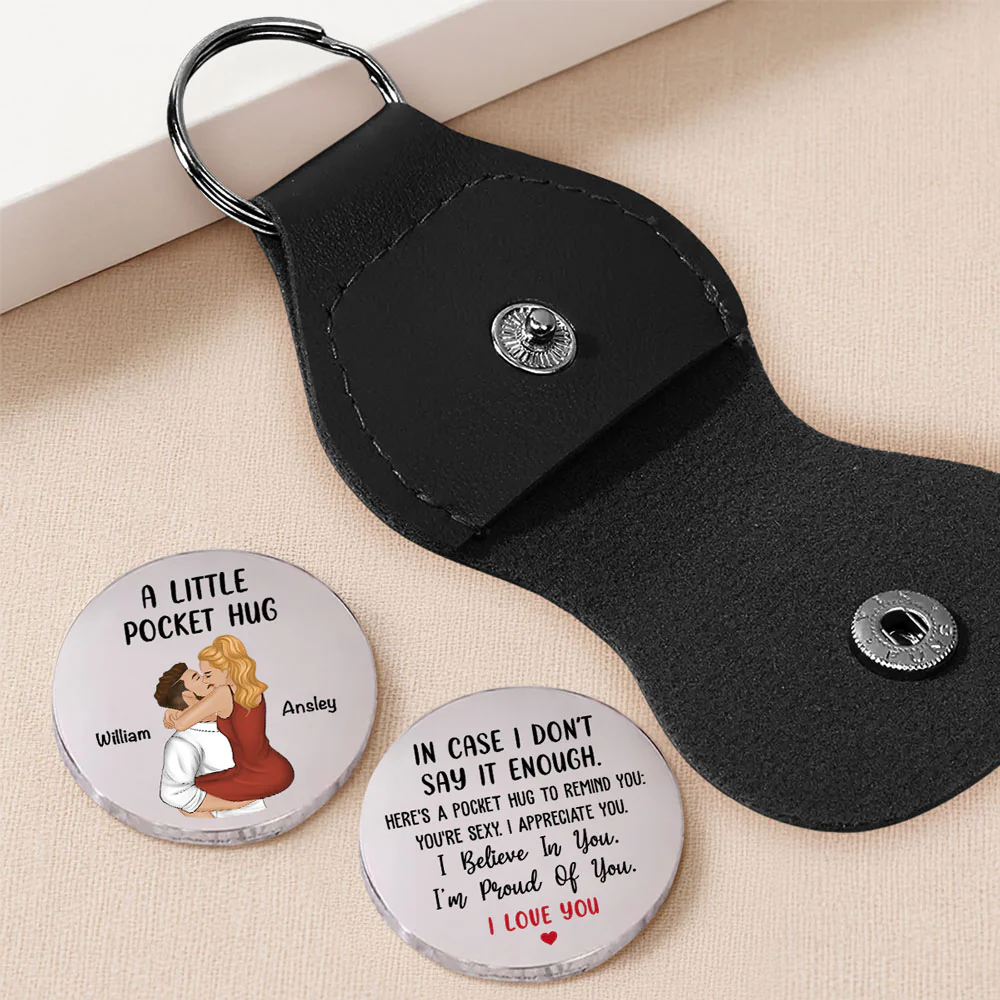 I Am Proud Of You, I Love You - Personalized Custom Pocket Hug - Image 2
