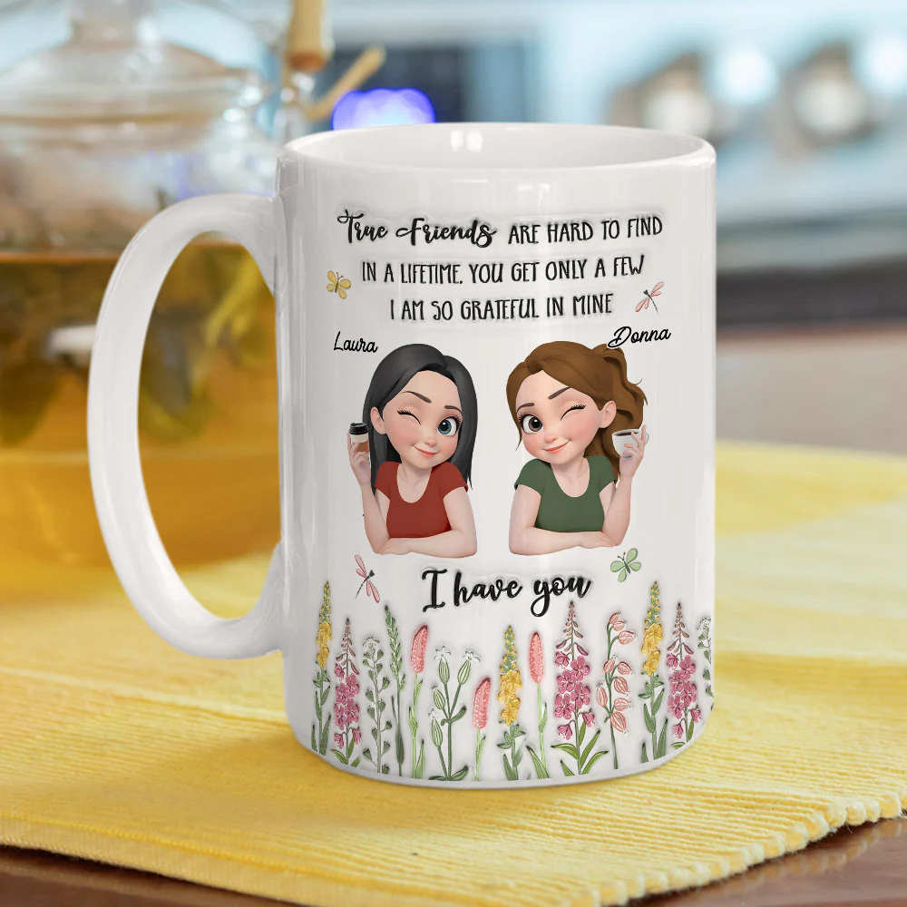 I Am So Grateful - Personalized Custom Coffee Mug - Image 3