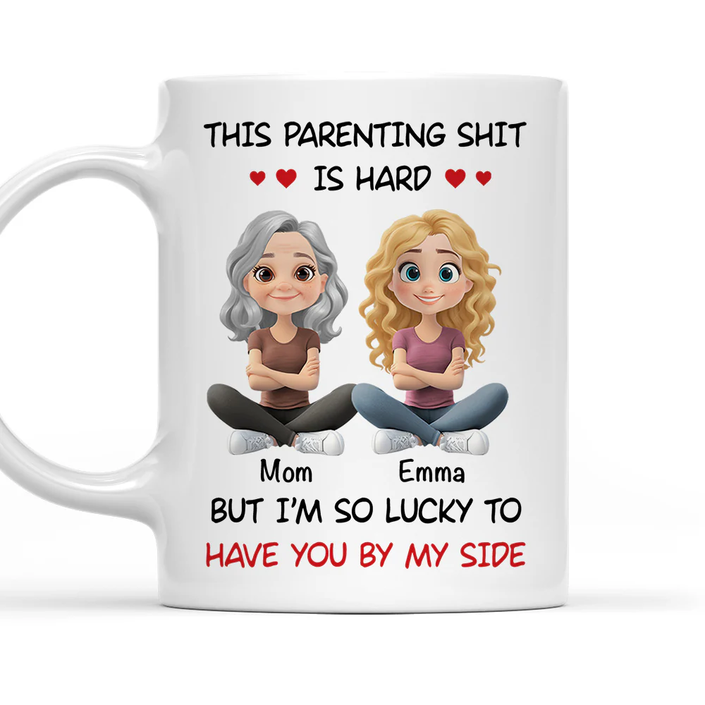 I Am So Lucky - Personalized Custom Coffee Mug