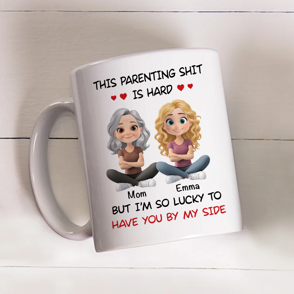 I Am So Lucky - Personalized Custom Coffee Mug - Image 4