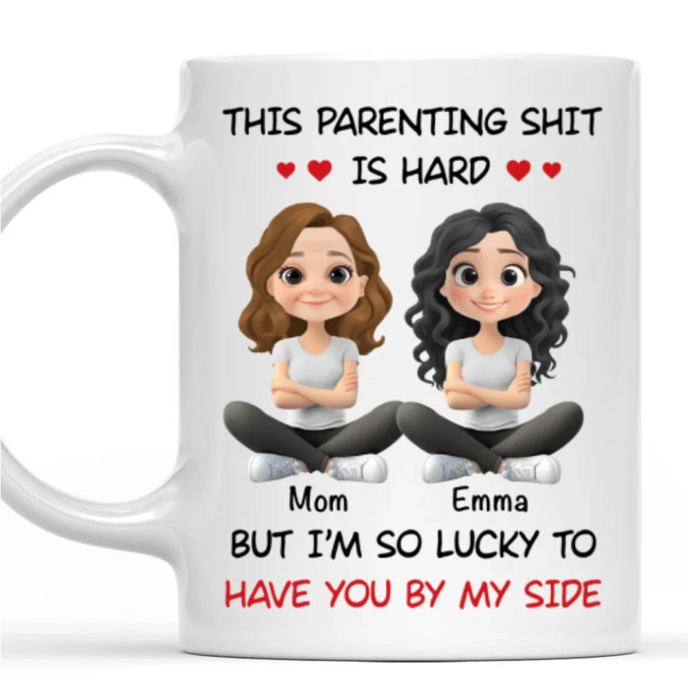I Am So Lucky - Personalized Custom Coffee Mug - Image 8