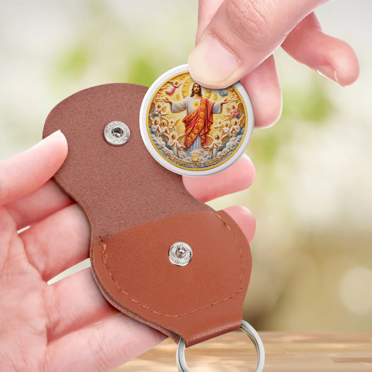 I Am The Light - Personalized Custom 3D Effect Pocket Hug - Image 3