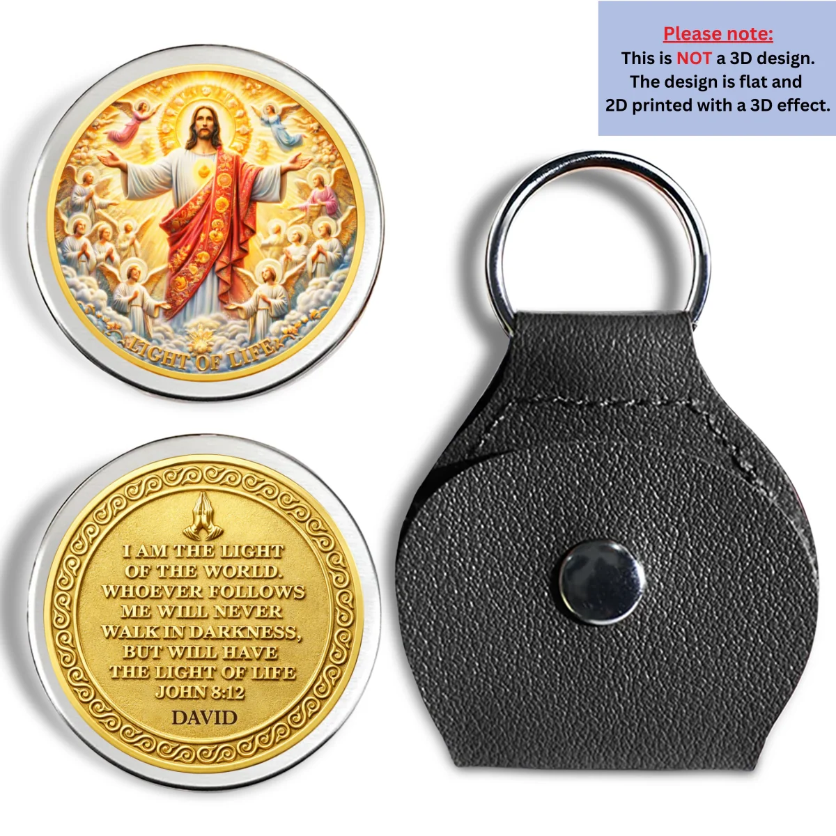 I Am The Light - Personalized Custom 3D Effect Pocket Hug - Image 7