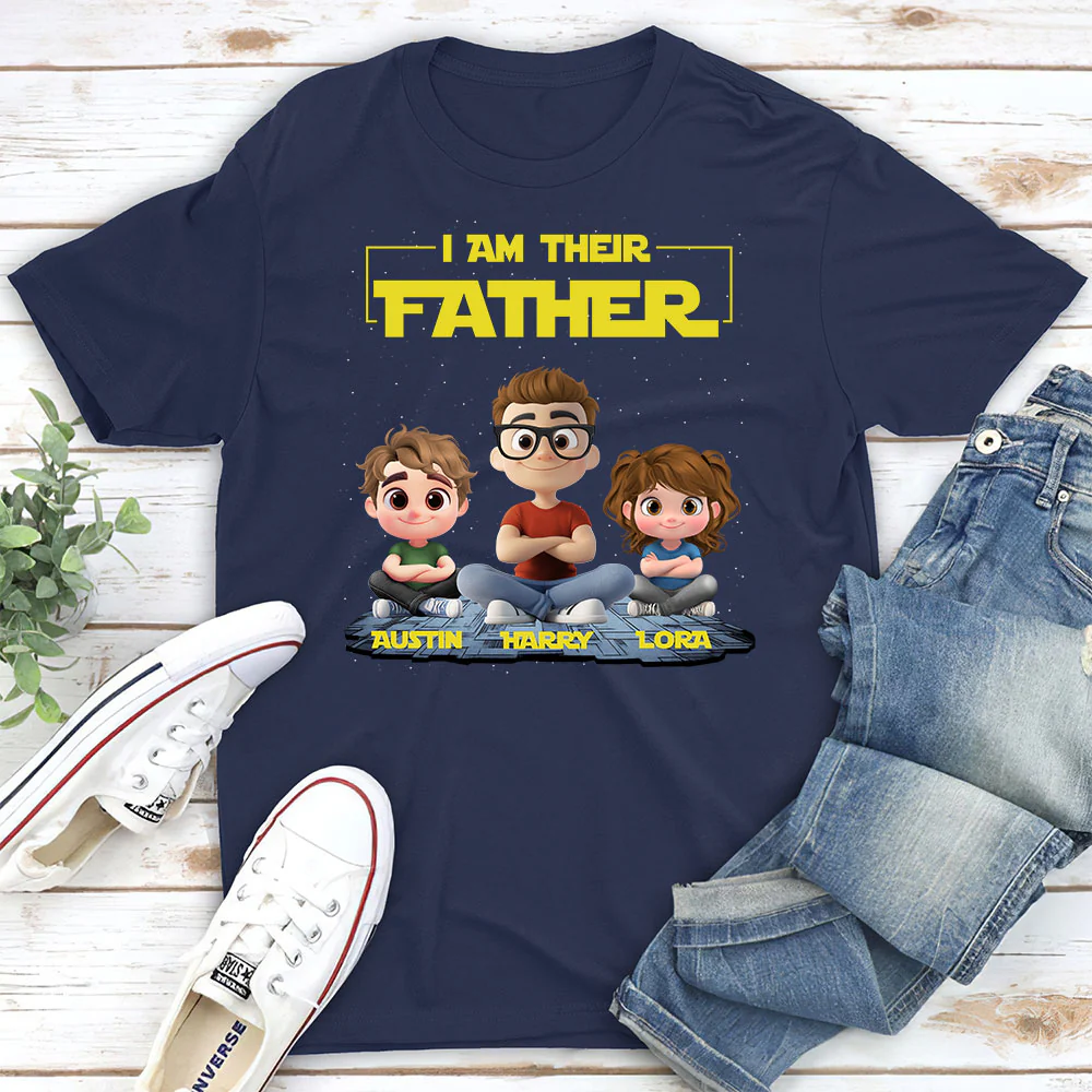 I Am Their Father - Personalized Custom Shirt - Image 2