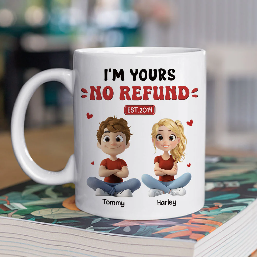 I Am Yours Forever - Personalized Custom Coffee Mug - Image 2