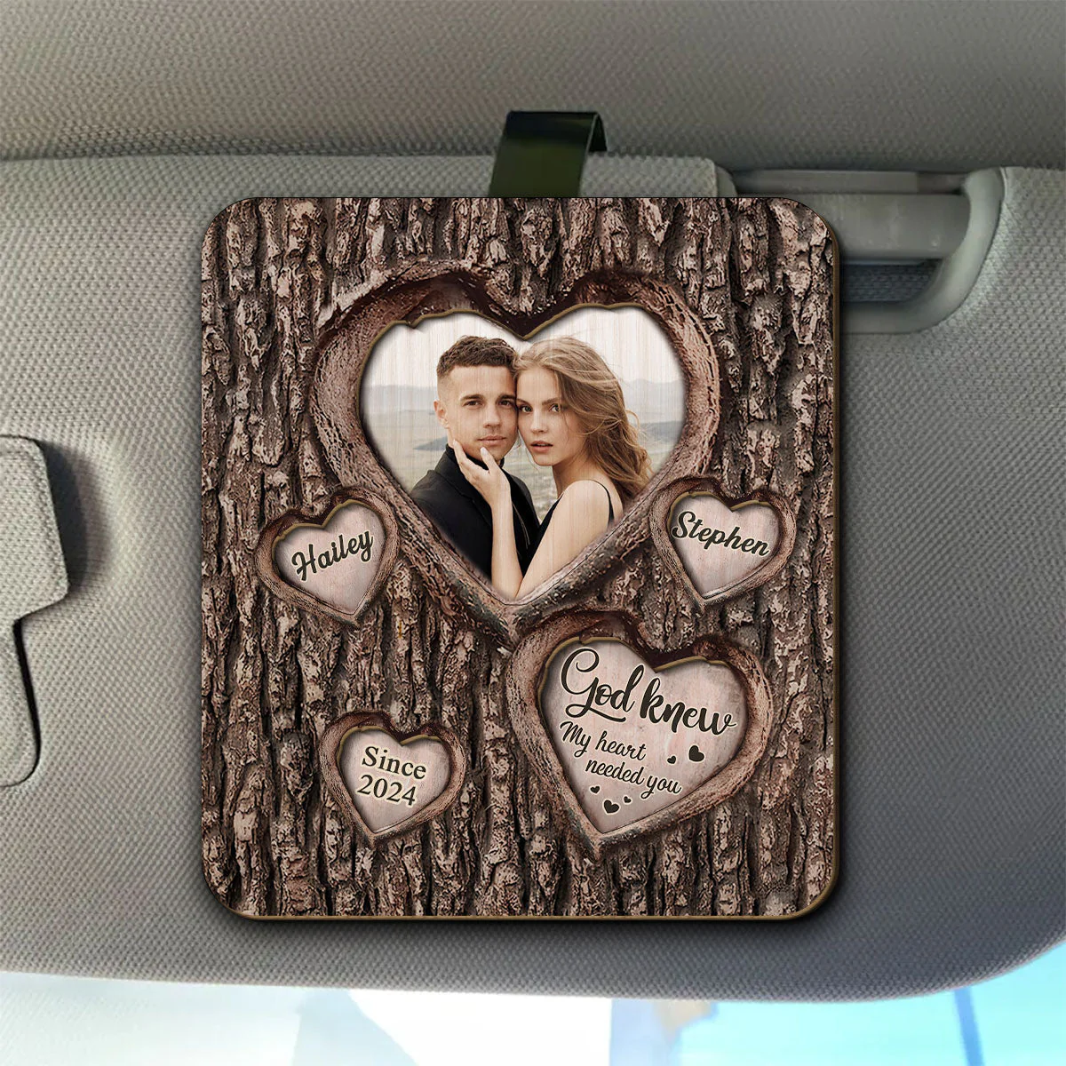 I Am Yours No Returns Or Refunds - Personalized Custom Car Visor Clip