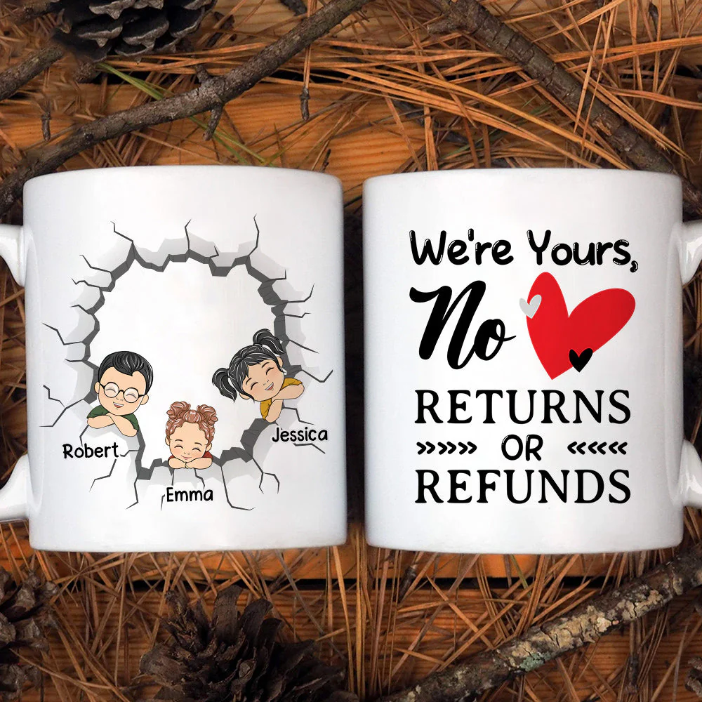 I Am Yours No Returns Or Refunds - Personalized Custom Coffee Mug - Image 2