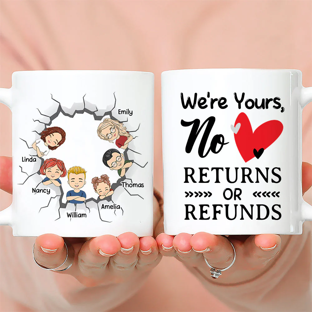I Am Yours No Returns Or Refunds - Personalized Custom Coffee Mug - Image 3