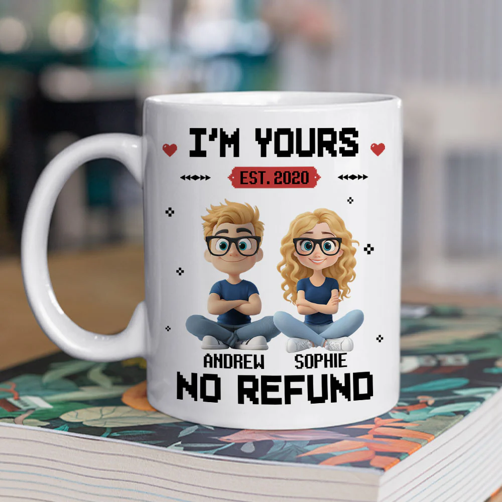 I Am Yours - Personalized Custom Coffee Mug - Image 2