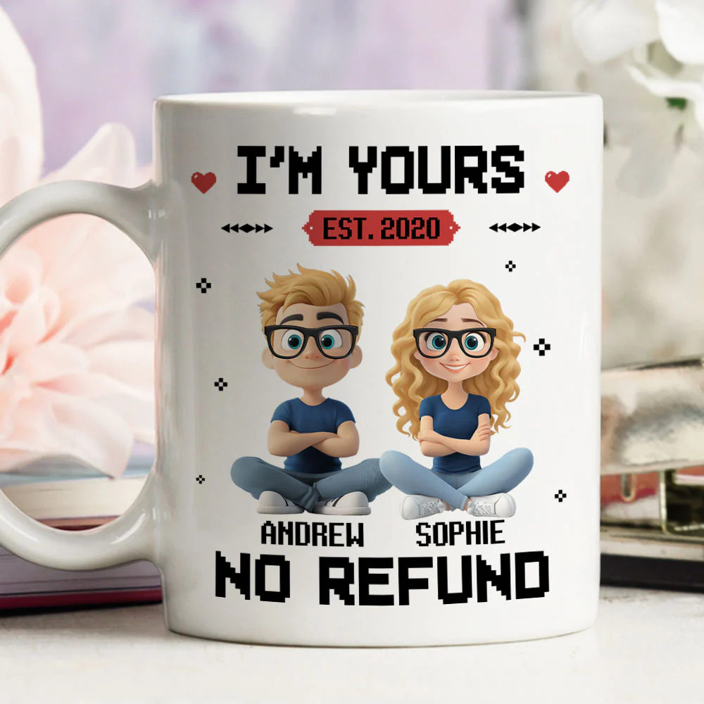 I Am Yours - Personalized Custom Coffee Mug - Image 3