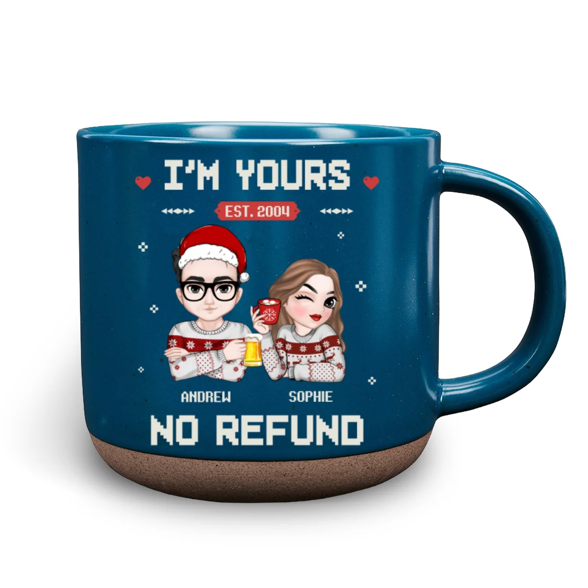 I Am Yours - Personalized Custom Pottery Mug - Image 7