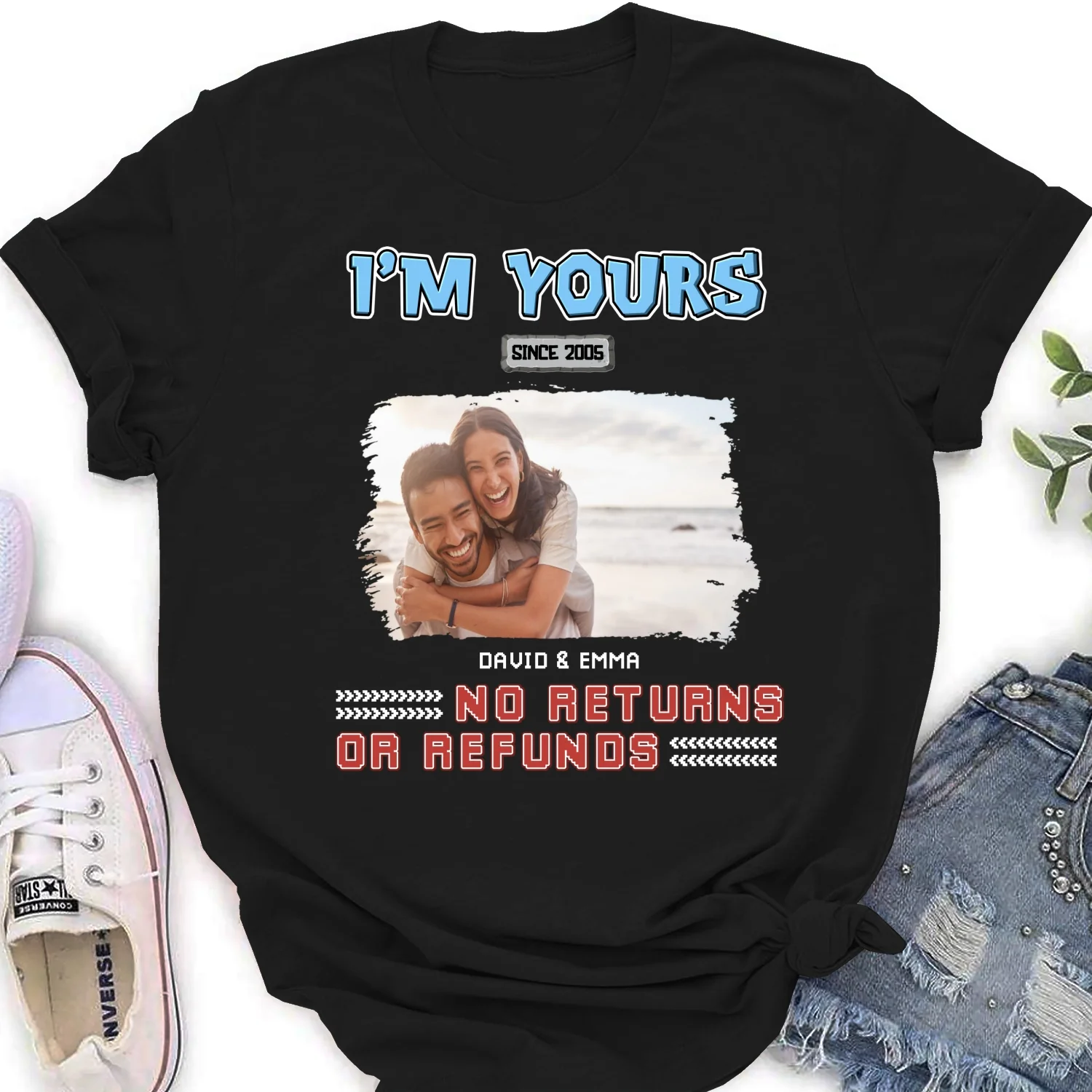 I Am Yours Photo - Personalized Custom Shirt - Image 16