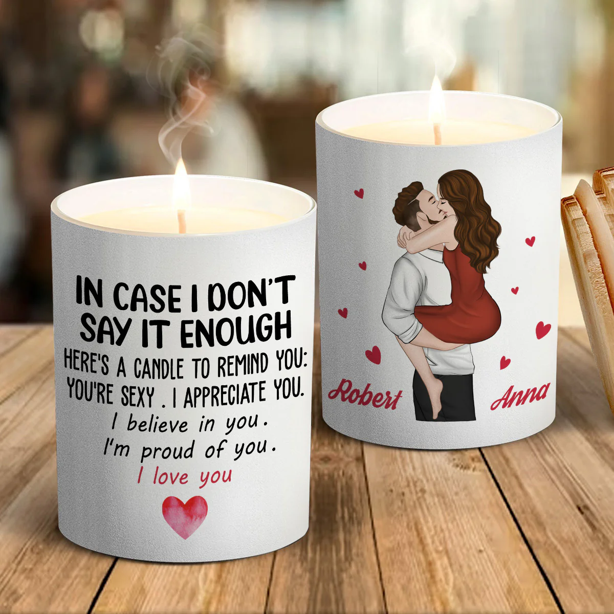 I Believe In You - Personalized Custom Candle - Image 4
