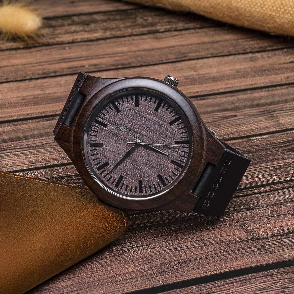 I Believe In You - Personalized Custom Wood Watch - Image 3