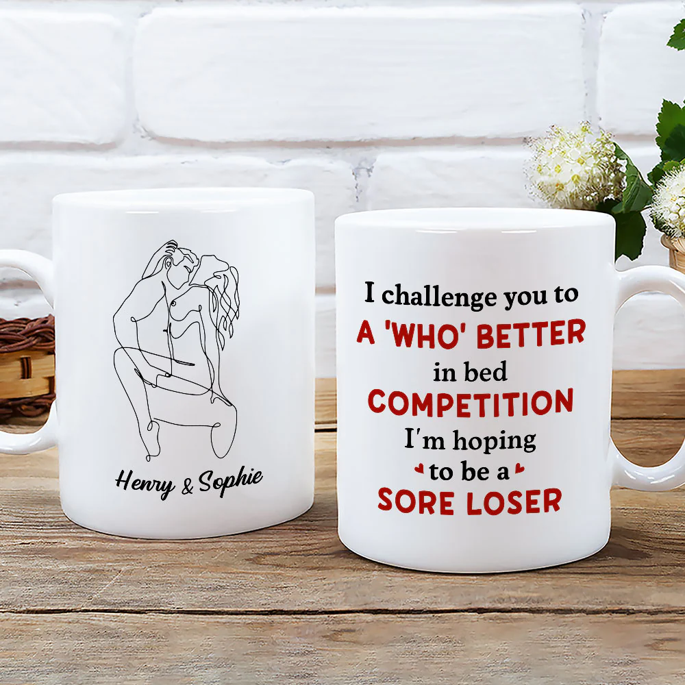 I Challenge You - Personalized Custom Coffee Mug - Image 2