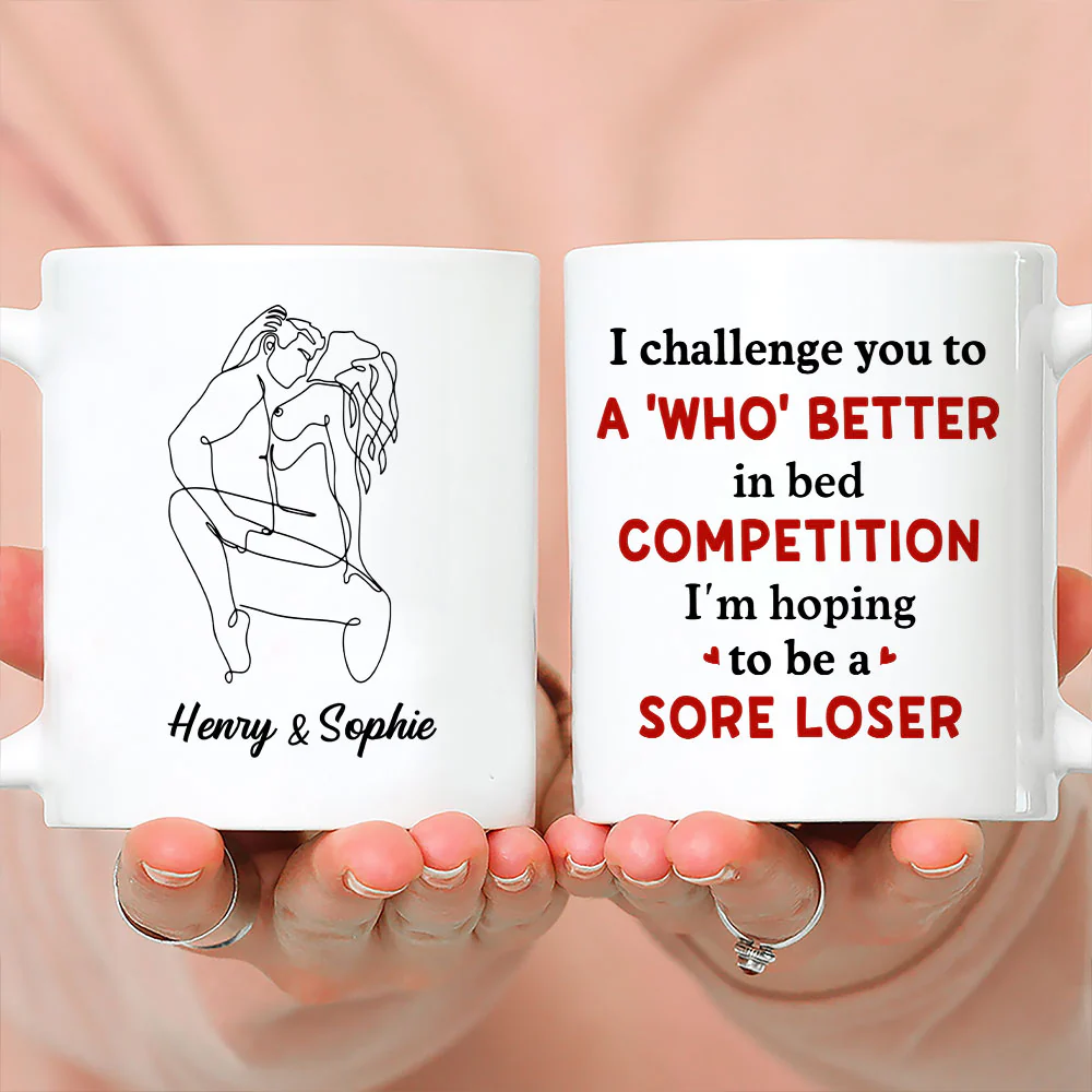 I Challenge You - Personalized Custom Coffee Mug - Image 3