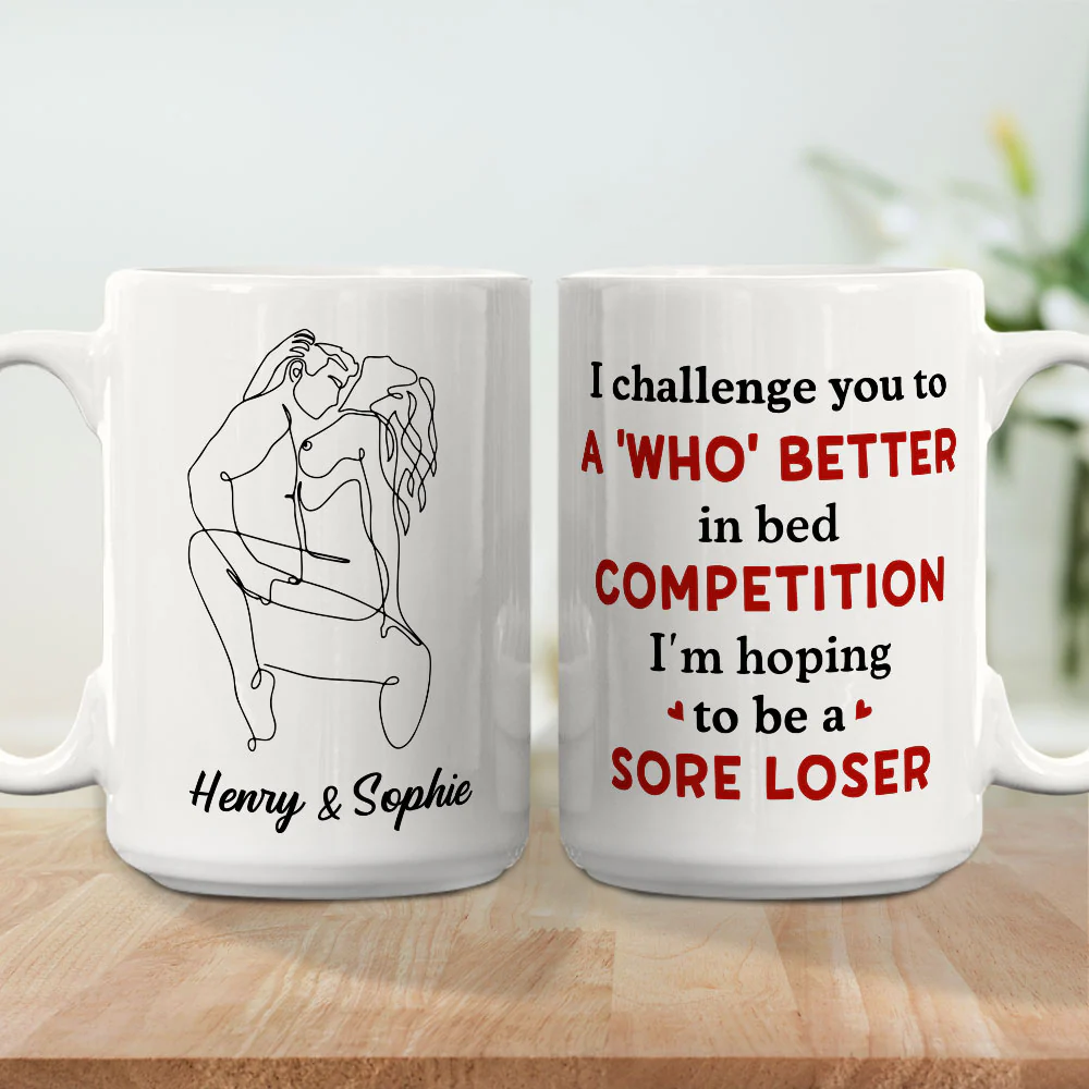 I Challenge You - Personalized Custom Coffee Mug - Image 5