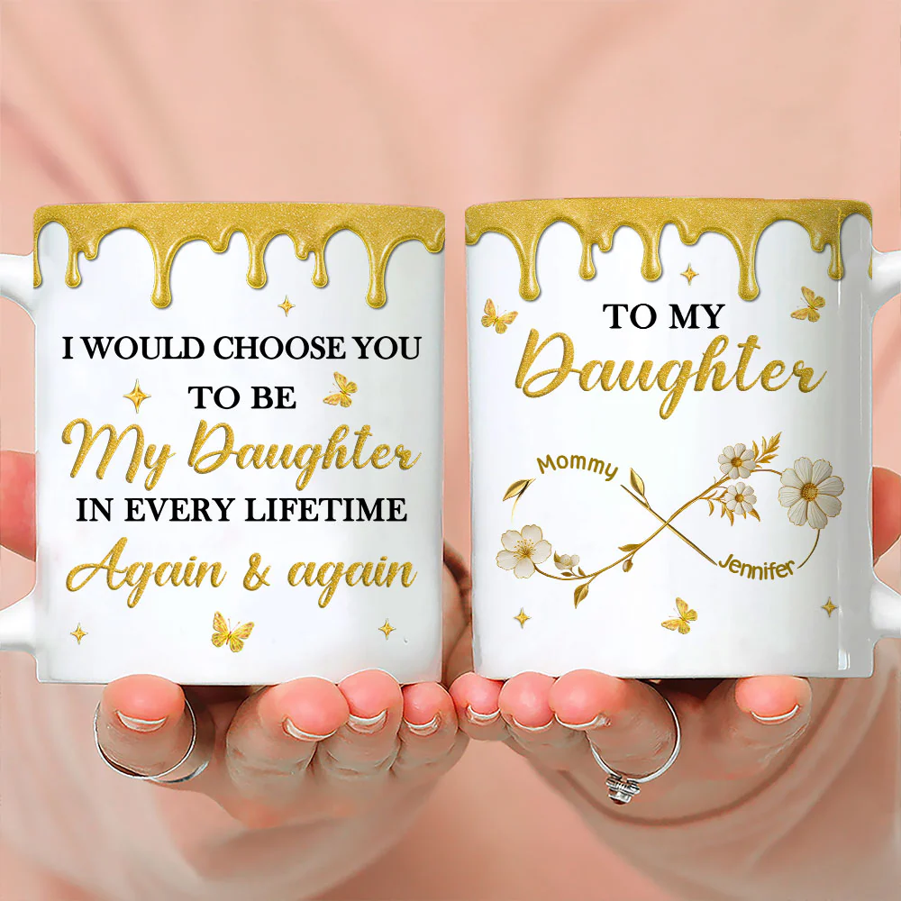 I Choose You Forever - Personalized Custom Coffee Mug - Image 2