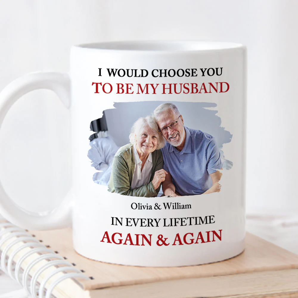 I Choose You Photo - Personalized Custom Coffee Mug - Image 2