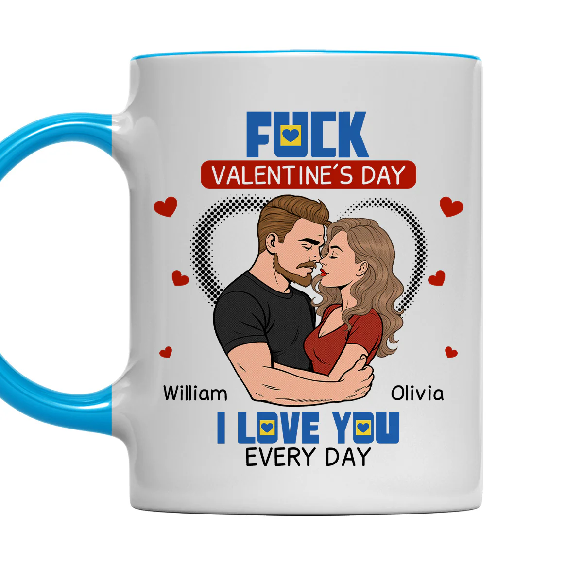 I Do Not Care - Personalized Custom Accent Mug