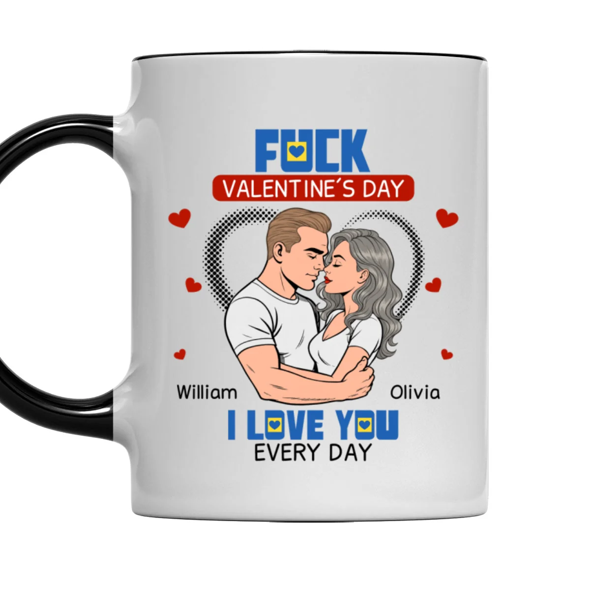 I Do Not Care - Personalized Custom Accent Mug - Image 7