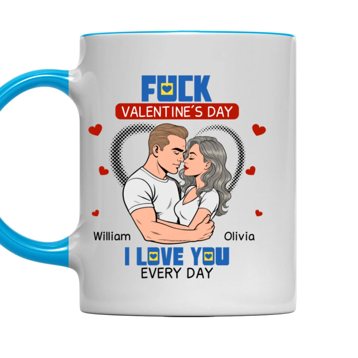 I Do Not Care - Personalized Custom Accent Mug - Image 8