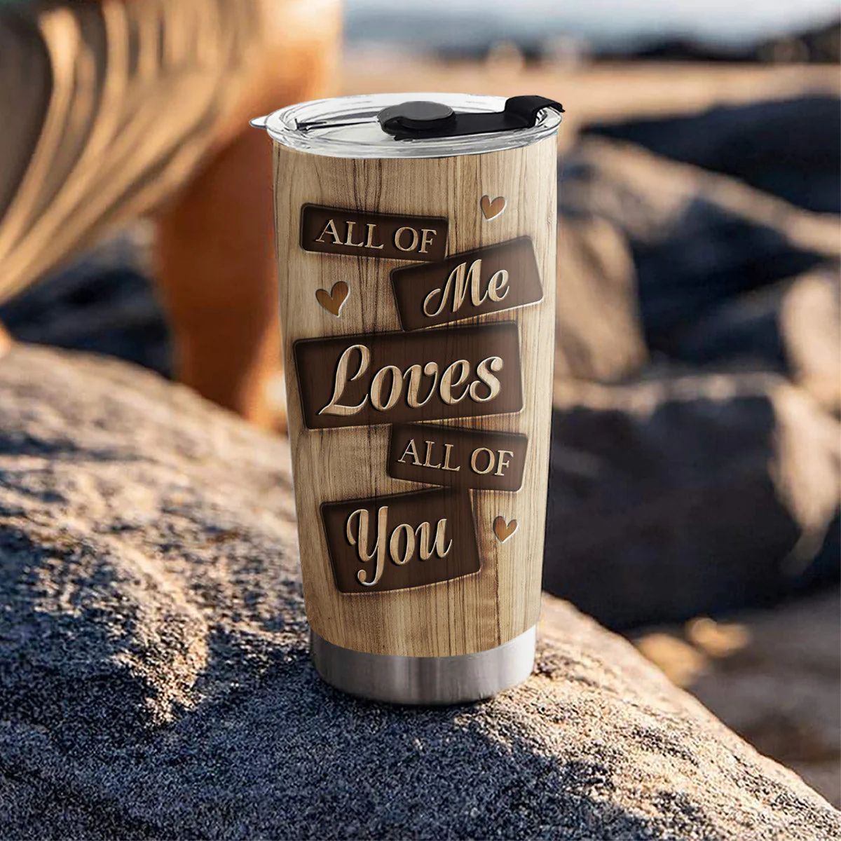 I Entirely Love You - Personalized Custom Tumbler - Image 4