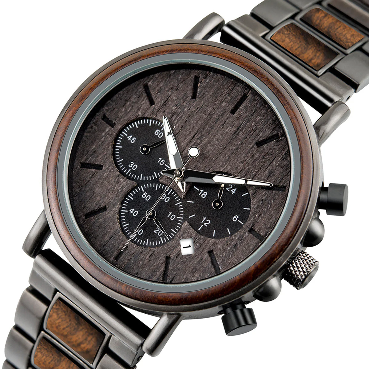 I Found My Missing Peace - Personalized Engraved Wooden Watches GQ026 - Image 4