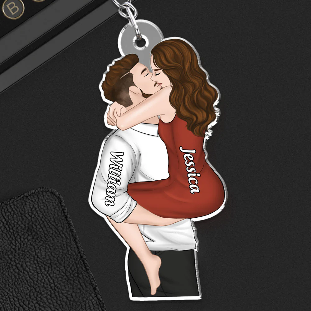 I Found My Missing Piece  - Personalized Custom Acrylic Keychain
