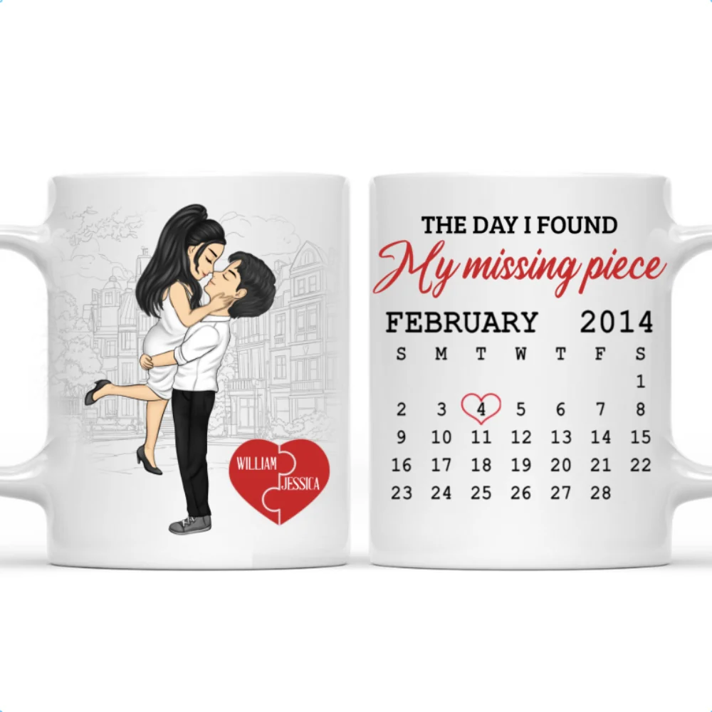 I Found My Piece - Personalized Custom Coffee Mug - Image 6