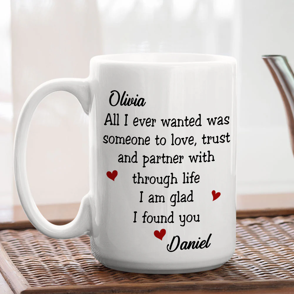 I Found You - Personalized Custom Coffee Mug - Image 5