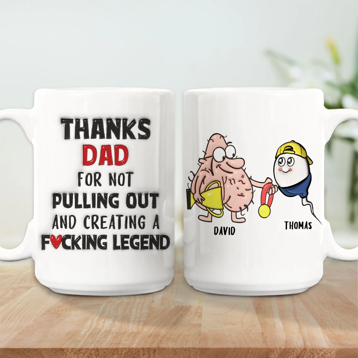 I Got Superior Sperm - Personalized Custom 3D Inflated Effect Mug - Image 5